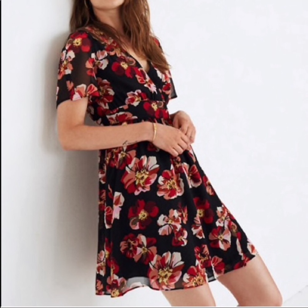 Madewell floral Dress